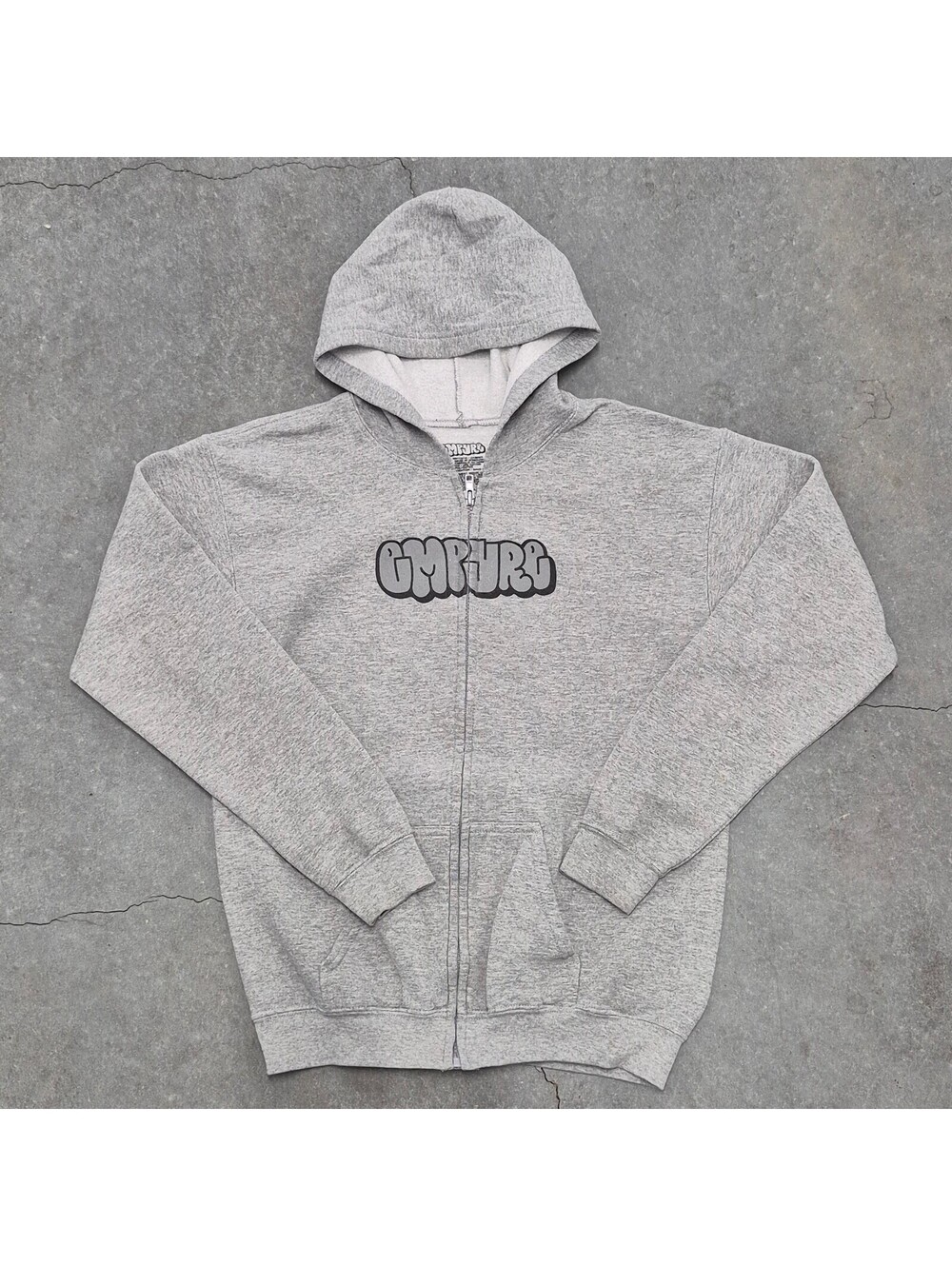 Empyre Text Logo Youth Full Zip Hoodie